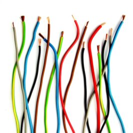 Image of computer wires for an article about How to Use Information Technology in Supply Chain Management.